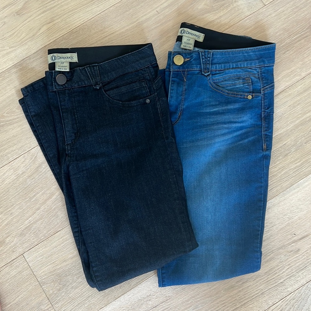 NWOT Democracy “Ab” Solution Booty Lift Skinny Jeans (2 Pairs, Same Style)